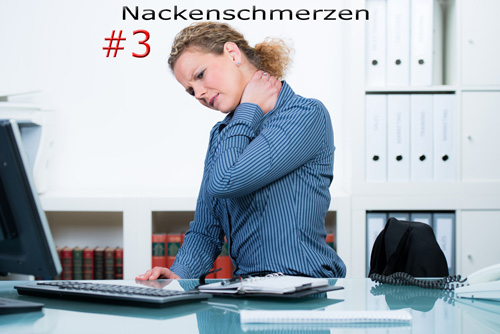 Nackenschmerzen Büro