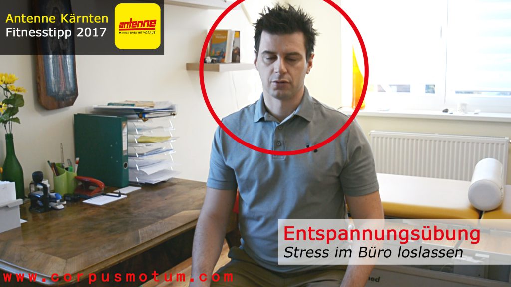 Entspannungsübung fürs Büro - Stress im Büro loslassen